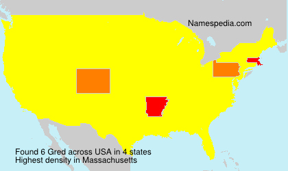 Surname Gred in USA Surname Gred in USA