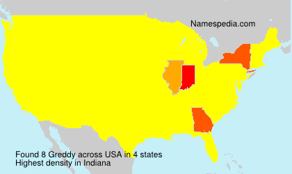 Surname Greddy in USA Surname Greddy in USA