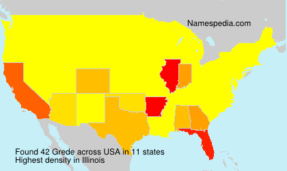 Surname Grede in USA Surname Grede in USA