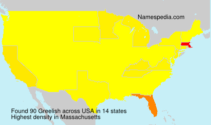 Surname Greelish in USA Surname Greelish in USA