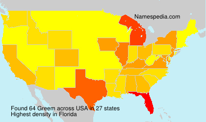 Surname Greem in USA Surname Greem in USA