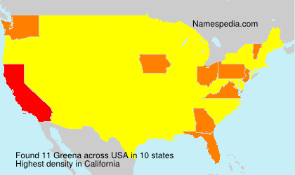 Surname Greena in USA Surname Greena in USA