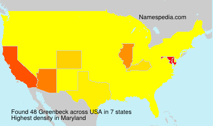 Surname Greenbeck in USA Surname Greenbeck in USA