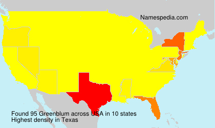 Surname Greenblum in USA Surname Greenblum in USA