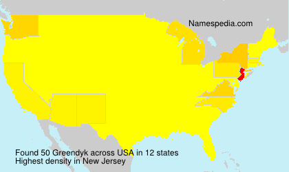 Surname Greendyk in USA Surname Greendyk in USA