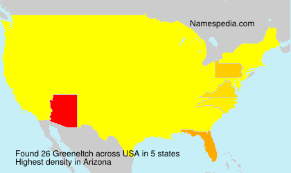 Surname Greeneltch in USA Surname Greeneltch in USA
