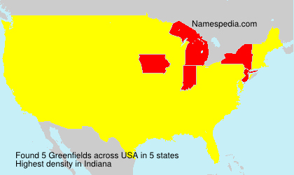 Surname Greenfields in USA Surname Greenfields in USA