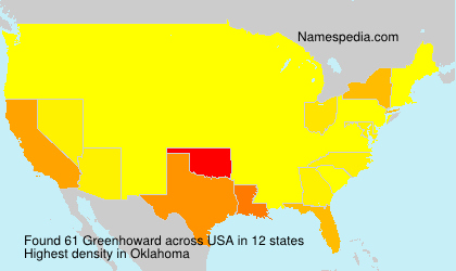 Surname Greenhoward in USA Surname Greenhoward in USA