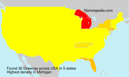 Surname Greenop in USA Surname Greenop in USA