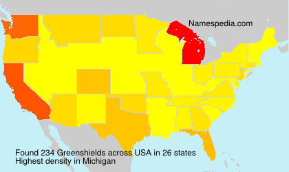 Surname Greenshields in USA Surname Greenshields in USA