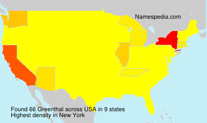 Surname Greenthal in USA Surname Greenthal in USA