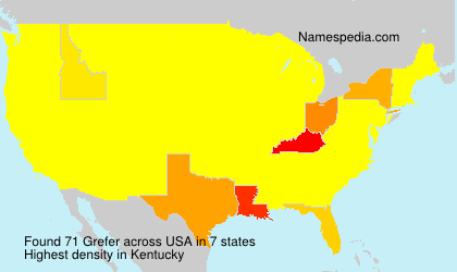 Surname Grefer in USA Surname Grefer in USA
