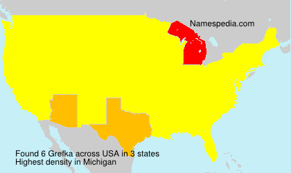 Surname Grefka in USA Surname Grefka in USA
