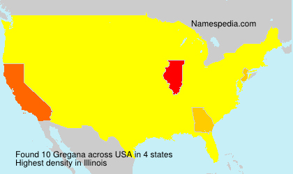 Surname Gregana in USA Surname Gregana in USA