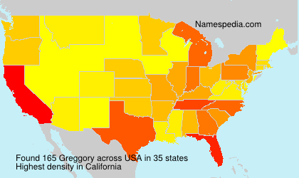 Surname Greggory in USA Surname Greggory in USA