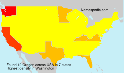 Surname Gregon in USA Surname Gregon in USA