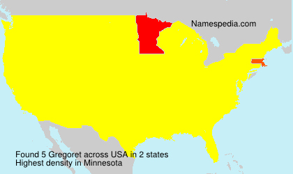 Surname Gregoret in USA Surname Gregoret in USA