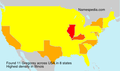 Surname Gregorey in USA Surname Gregorey in USA