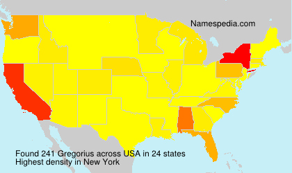 Surname Gregorius in USA Surname Gregorius in USA