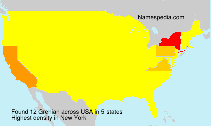 Surname Grehian in USA Surname Grehian in USA
