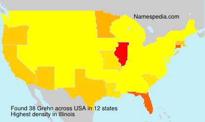 Surname Grehn in USA