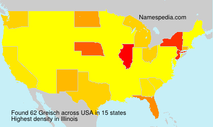 Surname Greisch in USA Surname Greisch in USA