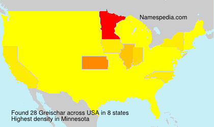 Surname Greischar in USA Surname Greischar in USA
