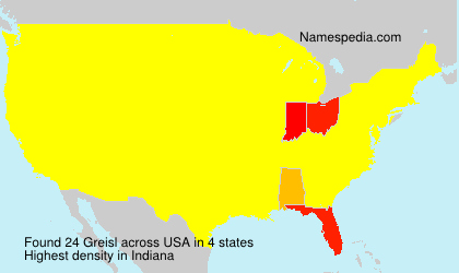 Surname Greisl in USA Surname Greisl in USA