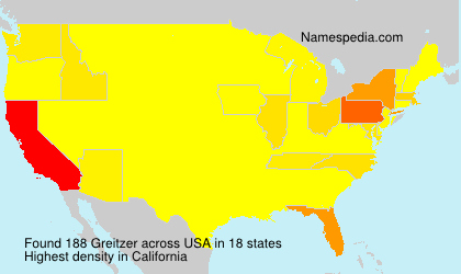 Surname Greitzer in USA Surname Greitzer in USA