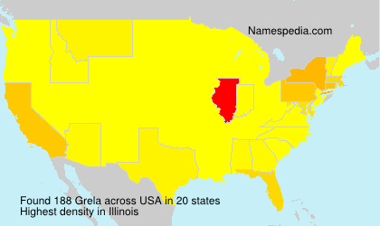 Surname Grela in USA