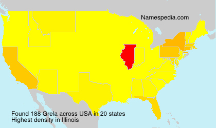 Surname Grela in USA Surname Grela in USA
