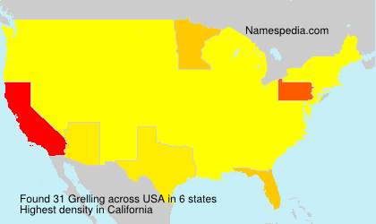 Surname Grelling in USA Surname Grelling in USA