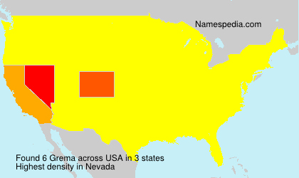 Surname Grema in USA Surname Grema in USA