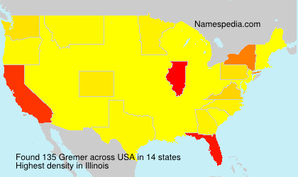 Surname Gremer in USA Surname Gremer in USA