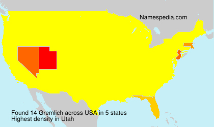 Surname Gremlich in USA Surname Gremlich in USA