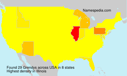 Surname Grendys in USA Surname Grendys in USA