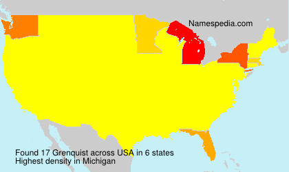 Surname Grenquist in USA Surname Grenquist in USA
