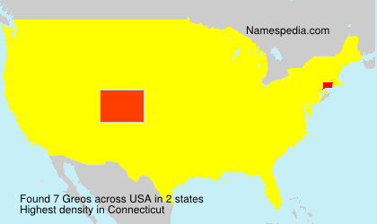 Surname Greos in USA Surname Greos in USA