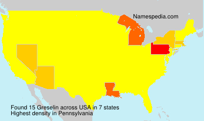 Surname Greselin in USA Surname Greselin in USA