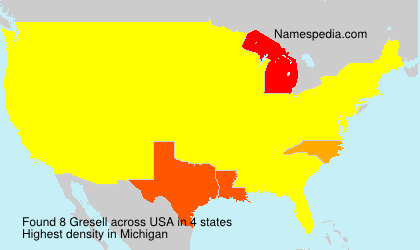 Surname Gresell in USA Surname Gresell in USA