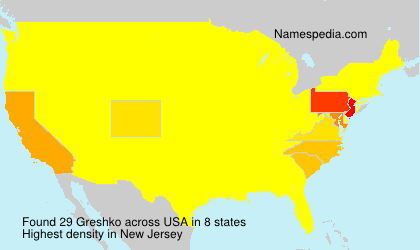 Surname Greshko in USA Surname Greshko in USA