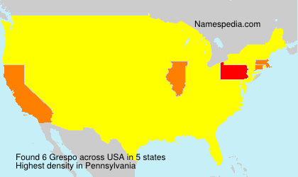 Surname Grespo in USA Surname Grespo in USA