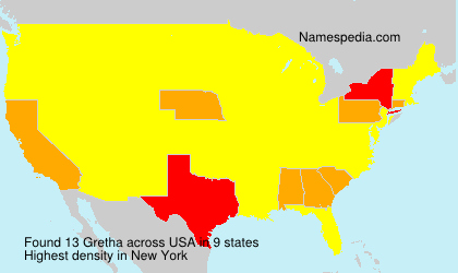 Surname Gretha in USA Surname Gretha in USA