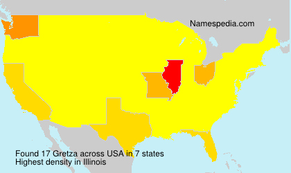 Surname Gretza in USA