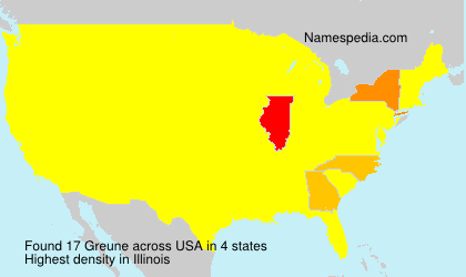 Surname Greune in USA Surname Greune in USA