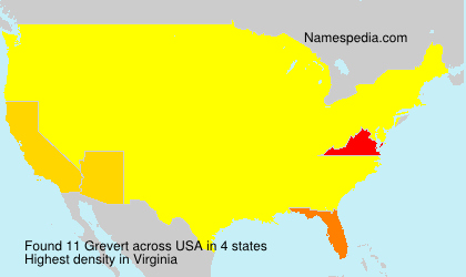 Surname Grevert in USA Surname Grevert in USA