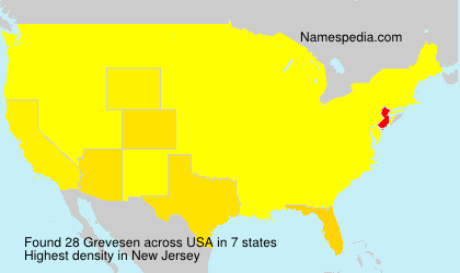 Surname Grevesen in USA Surname Grevesen in USA