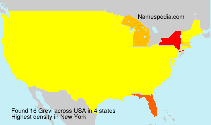 Surname Grevi in USA Surname Grevi in USA