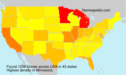Surname Grewe in USA Surname Grewe in USA