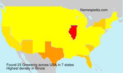 Surname Grewenig in USA Surname Grewenig in USA